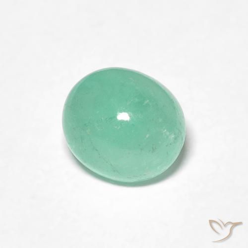 Esmeralda Luz verde Natural 1.12ct, oval, Translúcido