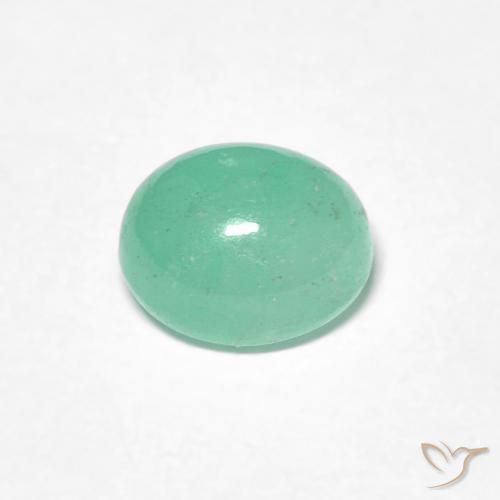 Esmeralda Luz verde Natural 1.12ct, oval, Translúcido