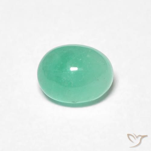 0.43ct Natural Luz verde Esmeralda, oval, Translúcido