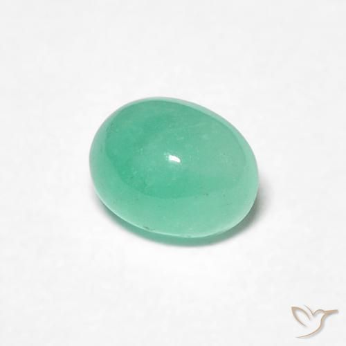 Esmeralda Luz verde Natural 0.43ct, oval, Translúcido