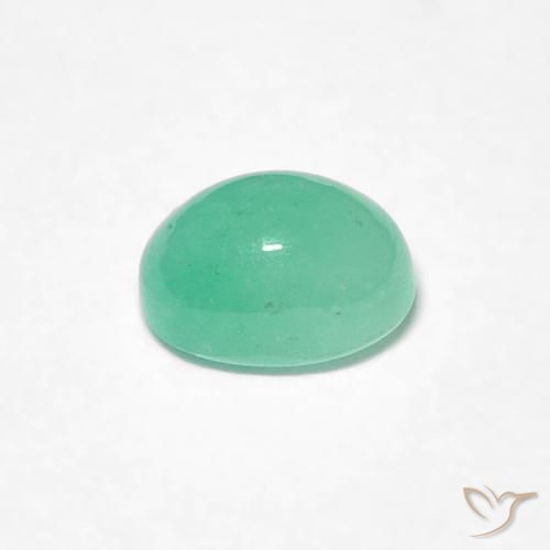 Esmeralda Luz verde Natural 0.43ct, oval, Translúcido