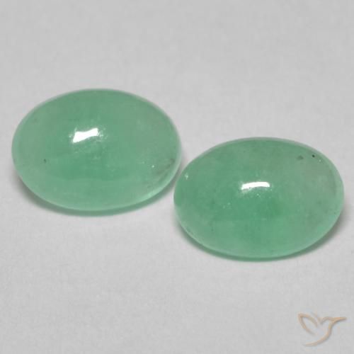 0.95ctw Natural verde pistache Esmeralda, oval, Translúcido