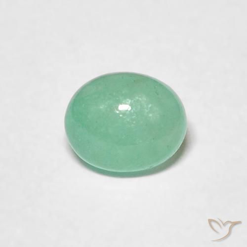 0.58ct Natural Luz verde Esmeralda, oval, Translúcido