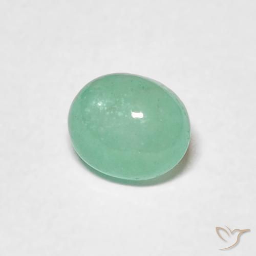 Esmeralda Luz verde Natural 0.58ct, oval, Translúcido