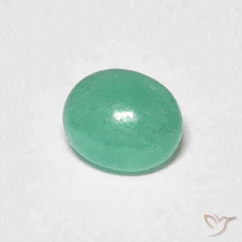Esmeralda Verde Menta Intenso Natural 0.56ct, oval, Translúcido