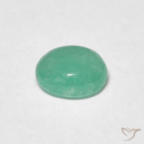 Esmeralda Verde Menta Intenso Natural 0.56ct, oval, Translúcido