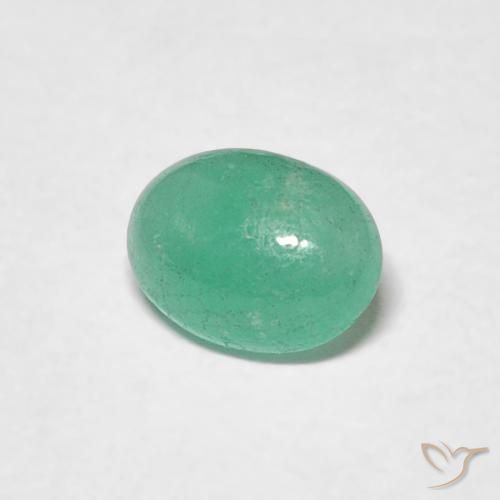 Esmeralda Verde médio Natural 0.50ct, oval, Translúcido
