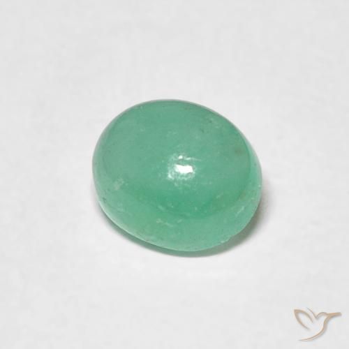 Esmeralda Verde médio Natural 0.55ct, oval, Translúcido