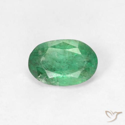 0.46ct Natural Verde médio Esmeralda, oval, SI