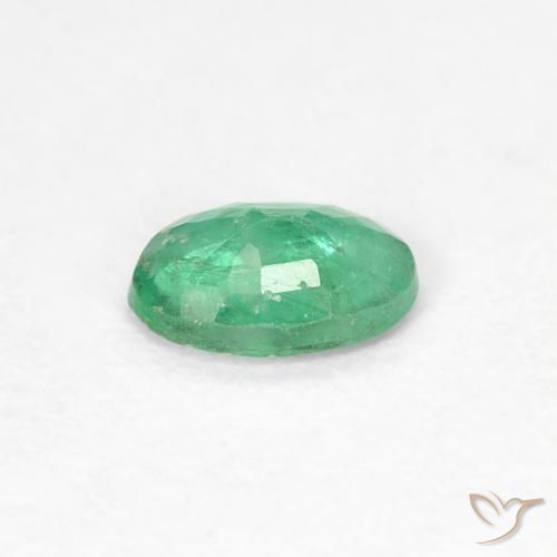 Esmeralda Verde médio Natural 0.42ct, oval, SI
