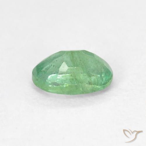 Esmeralda Luz verde Natural 0.57ct, Corte Oval, VS-SI