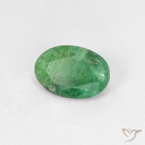 Esmeralda Verde médio Natural 0.37ct, oval, SI