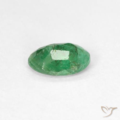 Esmeralda Verde médio Natural 0.37ct, oval, SI