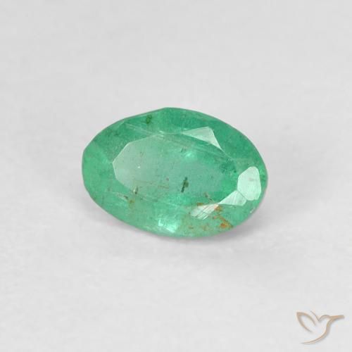 Esmeralda Verde Frio Natural 0.45ct, oval, SI