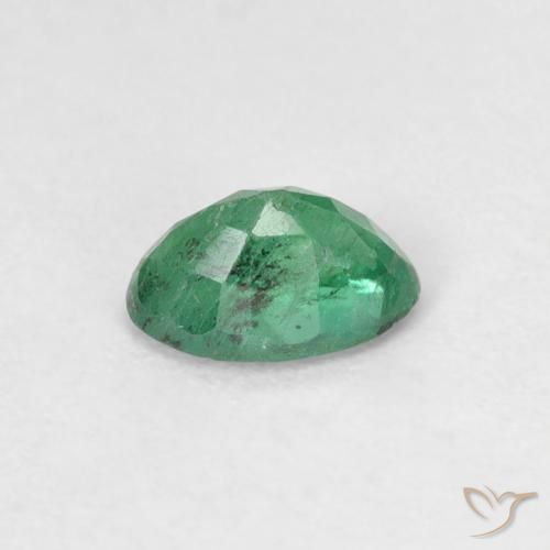 Esmeralda Verde claro médio Natural 0.48ct, oval, SI
