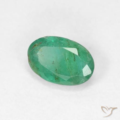 Esmeralda verde pistache Natural 0.48ct, oval, SI