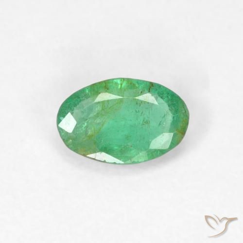0.29ct Natural Verde claro Esmeralda, oval, SI