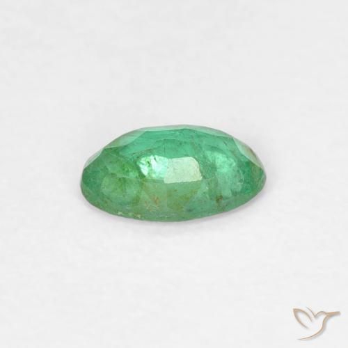 Esmeralda Verde claro Natural 0.29ct, oval, SI
