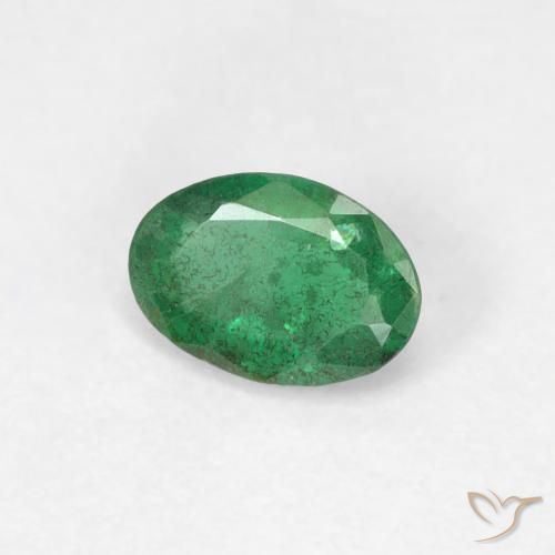 Esmeralda Verde médio Natural 0.36ct, oval, SI