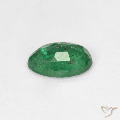 Esmeralda Verde médio Natural 0.36ct, oval, SI