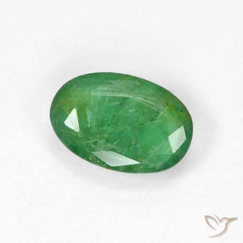 Esmeralda Verde médio Natural 0.49ct, oval, SI