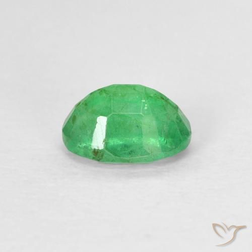 Esmeralda Verde médio Natural 0.52ct, oval, SI