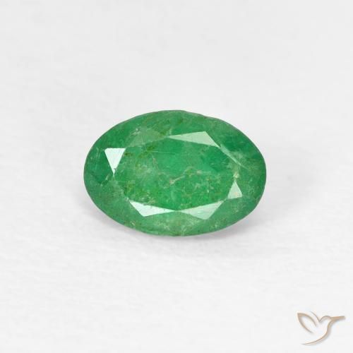 0.46ct Natural Verde médio Esmeralda, oval, SI