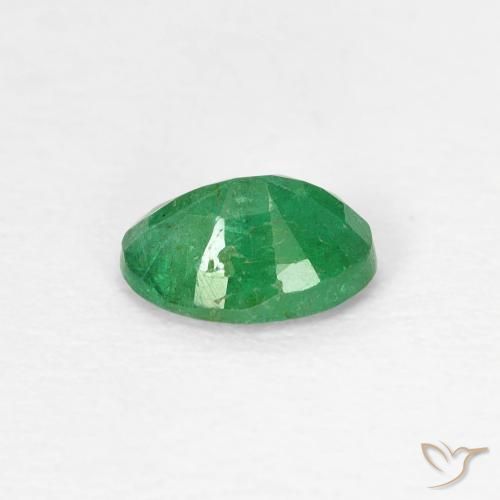 Esmeralda Verde médio Natural 0.46ct, oval, SI