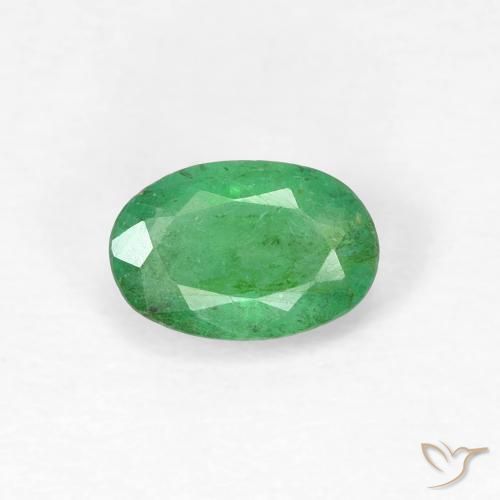 0.51ct Natural Verde médio Esmeralda, oval, SI