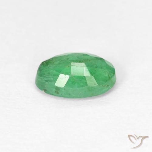 Esmeralda Verde médio Natural 0.51ct, oval, SI