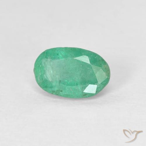 Esmeralda Luz verde Natural 0.52ct, oval, SI