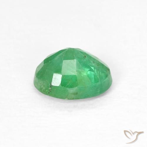 Esmeralda trevo verde Natural 0.40ct, oval, VS-SI