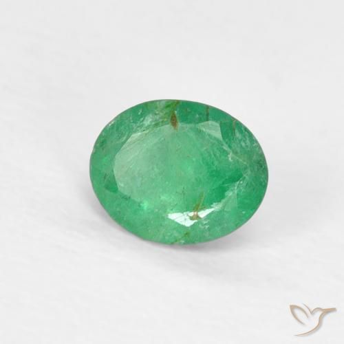 Esmeralda Verde médio Natural 0.40ct, oval, VS-SI