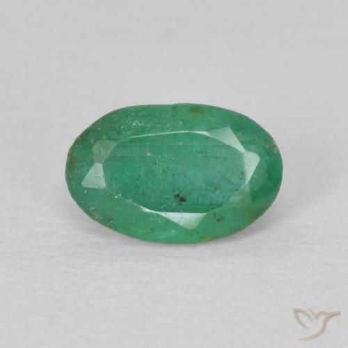0.31ct Natural Verde claro médio Esmeralda, oval, VS