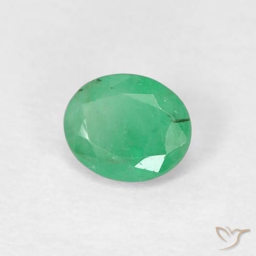 Esmeralda Verde médio Natural 0.32ct, oval, VS