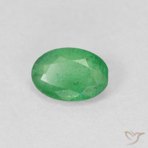 Esmeralda Verde médio Natural 0.34ct, oval, SI