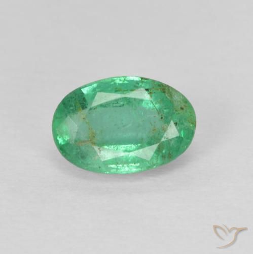0.56ct Natural Verde Frio Esmeralda, oval, VS-SI, Photo A