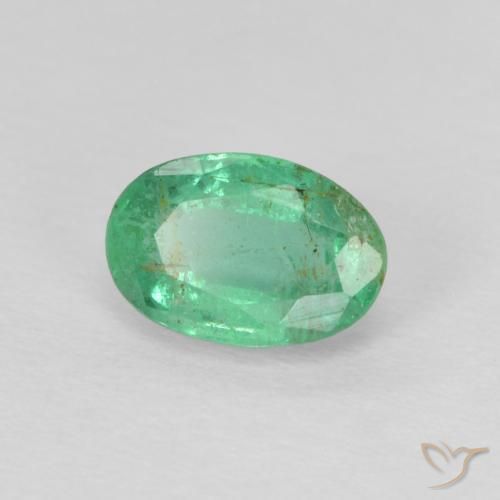 Esmeralda Verde Frio Natural 0.56ct, oval, VS-SI