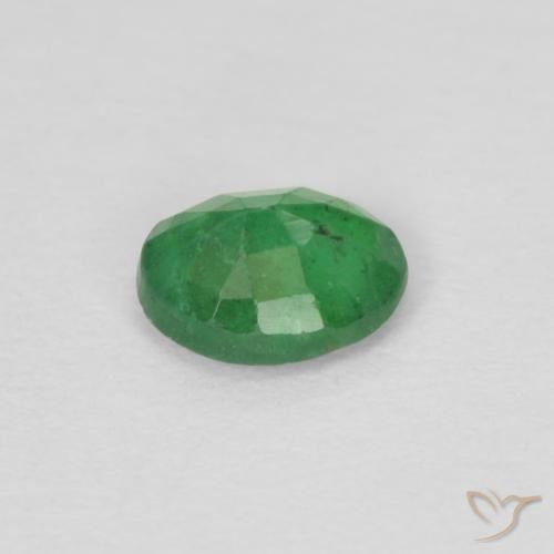 Esmeralda Verde amarelado Natural 0.28ct, oval, VS-SI