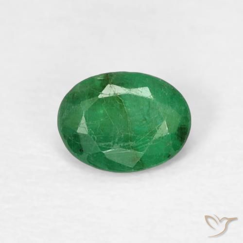 0.31ct Natural Verde médio Esmeralda, oval, SI