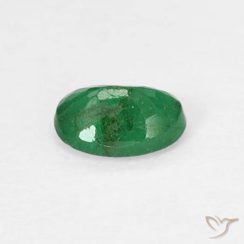 Esmeralda Verde médio Natural 0.31ct, oval, SI