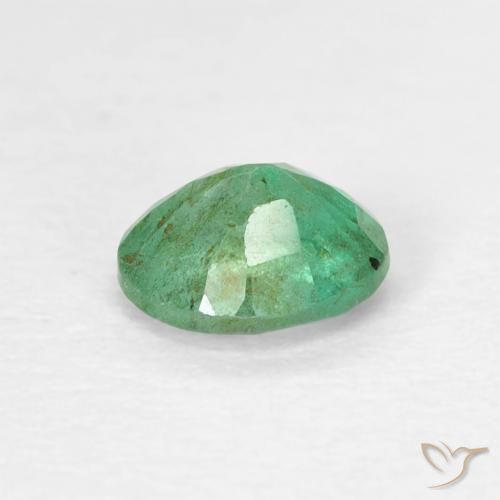 Esmeralda Azul verde Natural 0.39ct, oval, SI