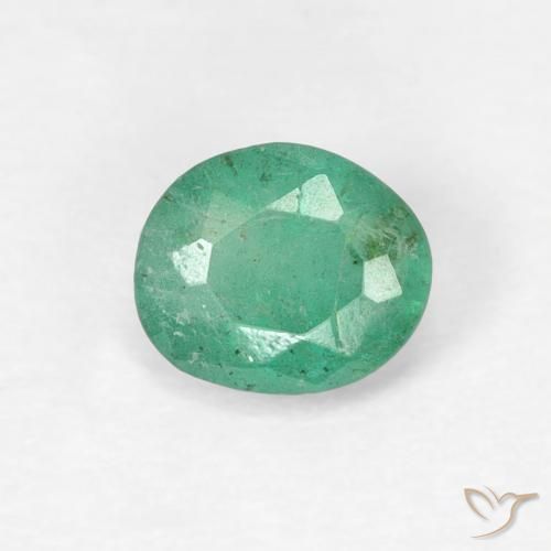 0.38ct Natural Verde Frio Esmeralda, oval, SI