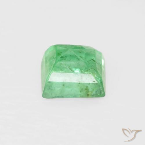 Esmeralda Luz verde Natural 0.20ct, Quadrado, SI
