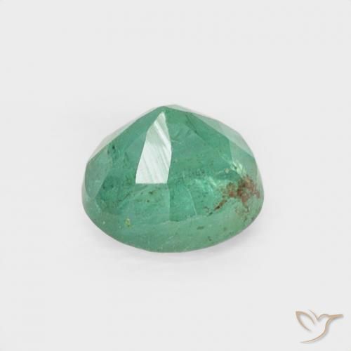 Esmeralda Azul verde Natural 0.25ct, Redondo, VS