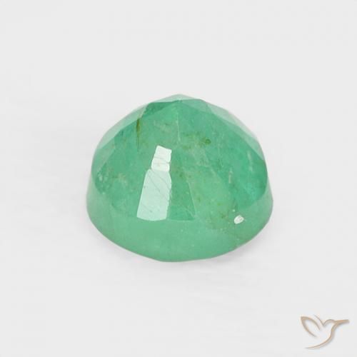Esmeralda Verde Frio Natural 0.30ct, Redondo, VS