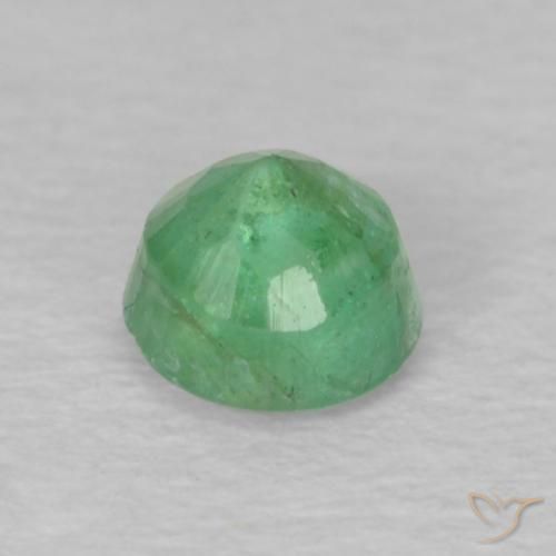 Esmeralda Luz verde Natural 0.23ct, Redondo, VS-SI