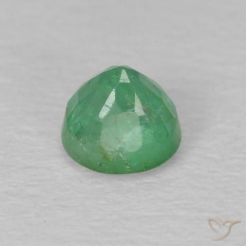 Esmeralda Verde médio Natural 0.30ct, Redondo, VS-SI