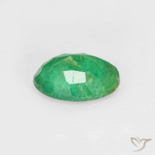 Esmeralda Verde médio Natural 0.70ct, oval, SI-I1
