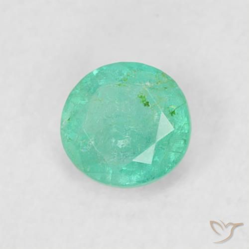 Esmeralda Luz verde Natural 0.18ct, Redondo, SI